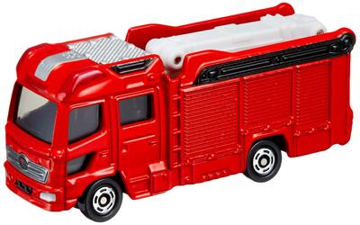 TAKARA TOMY "Tomica No. 119 Morita 13m Boom Multipurpose Fire Pump Truck MVF (Boxed)" Miniature Car, Toy, Ages 3 and Up, Boxed, Meets Toy
