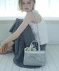 Heeari Marie Mesh Crossbody Tote Bag_Silver