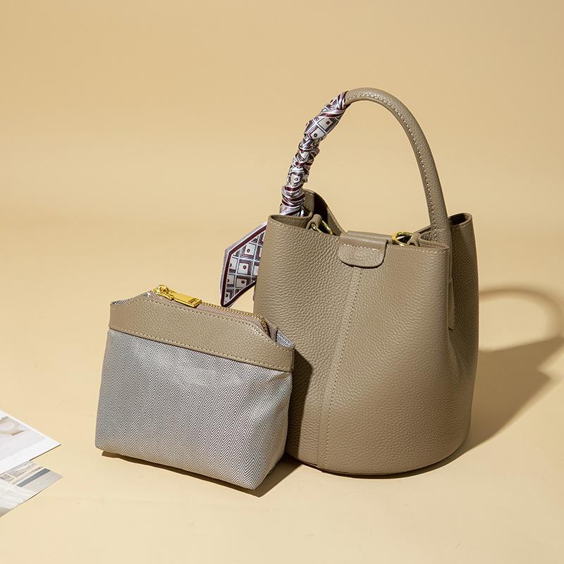 

Модная повседневная сумка-ведро для женщин Tide All Match, детская сумка для мамы, маленькая сумка-корзина для овощей на одно плечо.