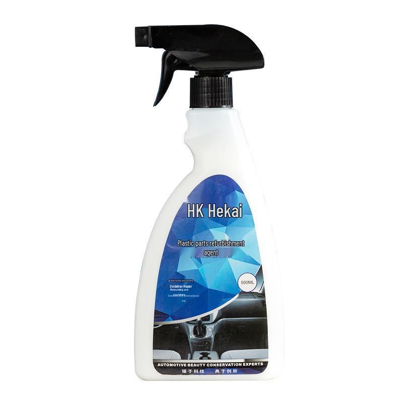 Dashboard Plastic Restorer & Polish: Interior Renovation Wax for Whitening and Repair