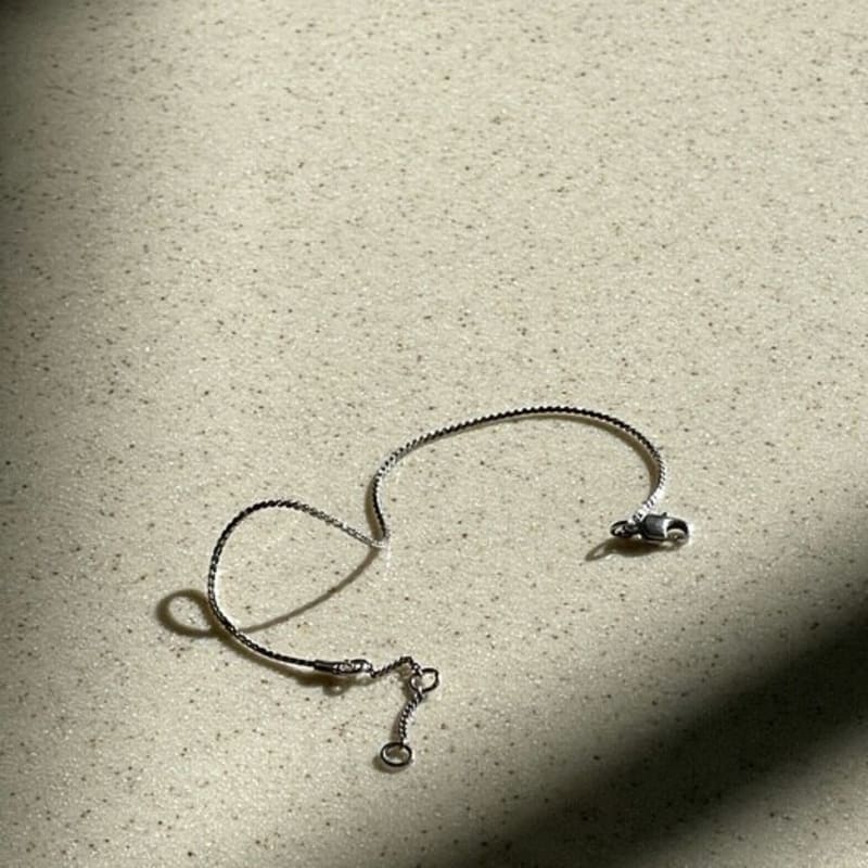 THE BORING Fine Snake Silver Bracelet