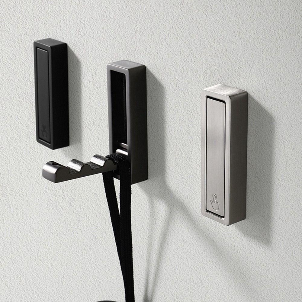 Zinc Alloy Coat Hooks Wall Mount Clothes Hanger Hooks New Folding Wall Hook Home