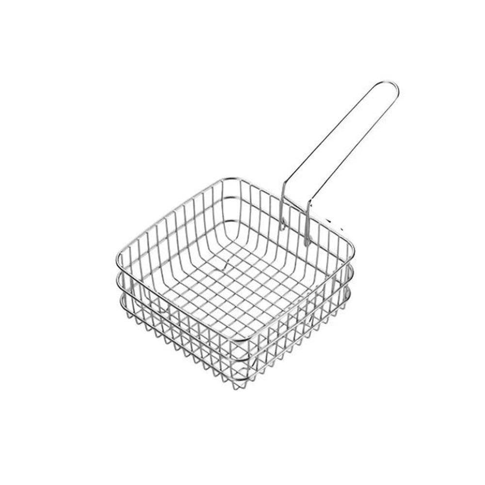 Stainless Steel French Fries Holder Nonstick Fryer Basket Multipurpose Deep Fryer Pot  Cookware
