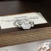 French Gentle Wind Internet Celebrity Pearl Bow New Full Diamond Light Luxury Ring Women's Unique Niche High Sense Ring