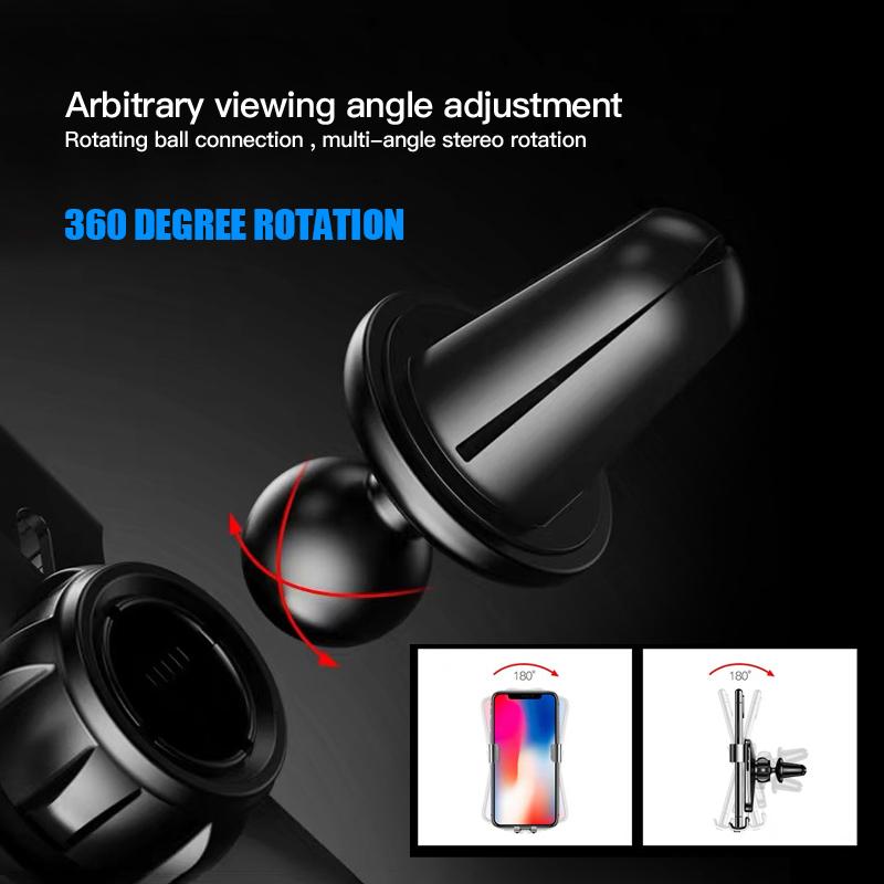 Car Phone Holder Stand Mobile Q1 Smartphone Air Vent Gravity Car Mount For Honda Civic Fit Jazz Accord Pilot CRV Odyssey Passport