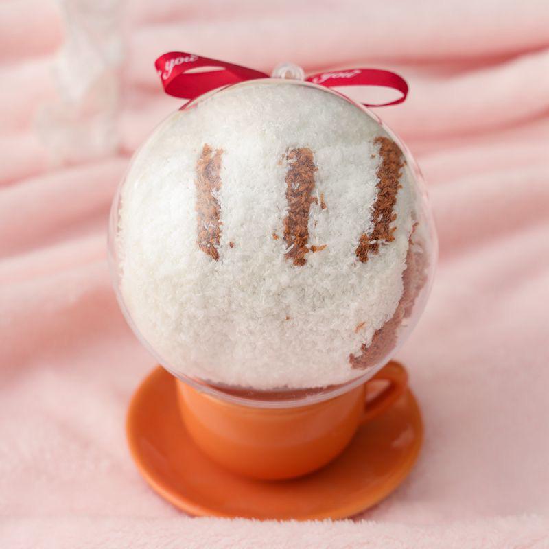 Damen Korallfleece Wintersocken - Nicht fusselnd, Fleecegefüttert, Gemütlich Cartoon Weihnachtsgeschenk