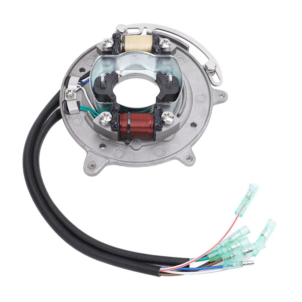 Bootsmotoren Zündspulenbasis Baugruppe Aluminium Eisen Verbessern die Startleistung 69P 85560 00 für 2-Takt 25 30 PS Außenbordmotor