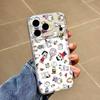cartoon Cute Snoopy Magsafe Wireless Charge Case For iPhone 16 17 12 14 15 13 Pro Max Plus Air Funny Snoopy Magnetic Stand
