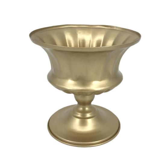 Golden Metal Vase Polished Vintage Vase Dining Table Flowers Holder for Flower Arrangement Table Centerpiece Home Wedding Decoration