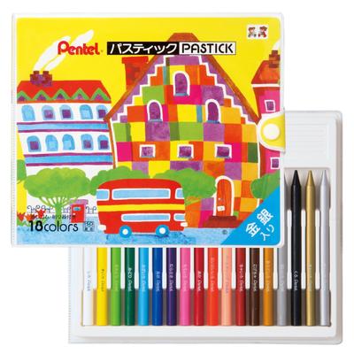 Pastik Crayon Pencils GC1-18D (18 Colors)