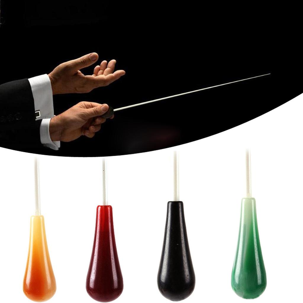 Baton Band Conductor Stick With Storage Tube Rhythm Music Director Conducting Handle Concert Supplies