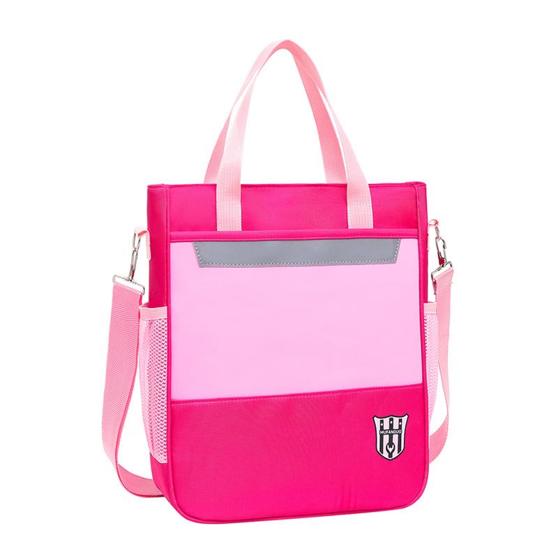 New shoulder bag British style tote bag, male and female primary school students can carry and carry primary school students tutoring bag