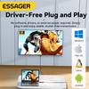 Essager USB Typ-C zu HDMI DP VGA Mini DP Adapter 8K@60Hz 4K@120Hz HD Videoübertragungskonverter für MacBook PC Laptop Telefon
