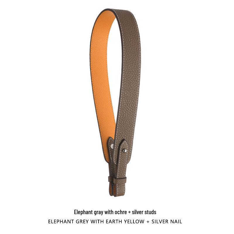 Pasek do torby A-30 ze skóry naturalnej z krowiej skóry: Akcesorium Pasek na Ramię do Koszyka na Zakupy i Torebek Podpachowych