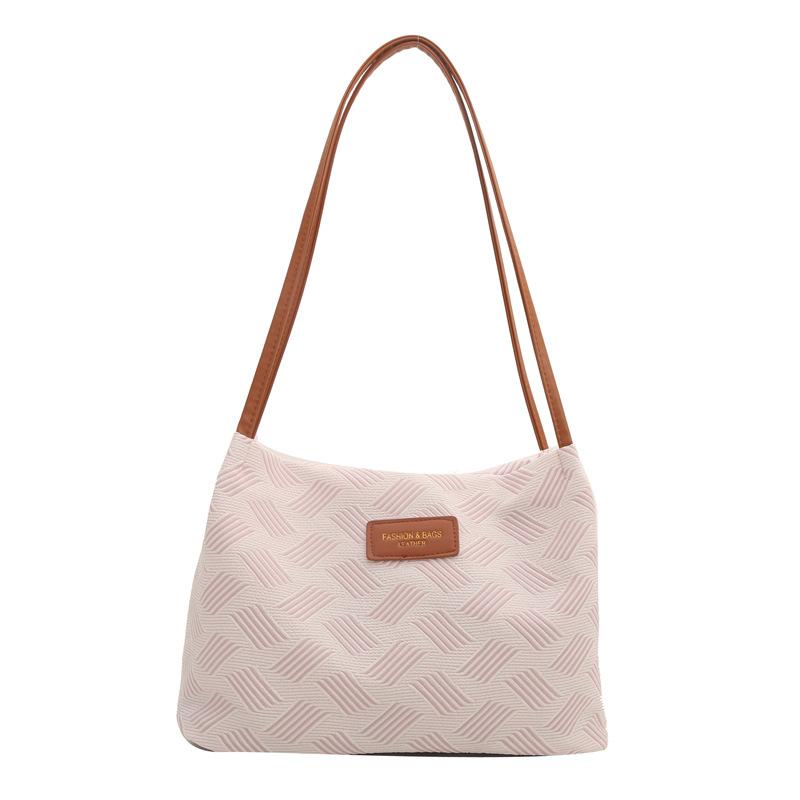 2025 Summer New Tote Bag Casual Handbag Women's Canvas Underarm Large Bag Fashion Shoulder Women's Bag