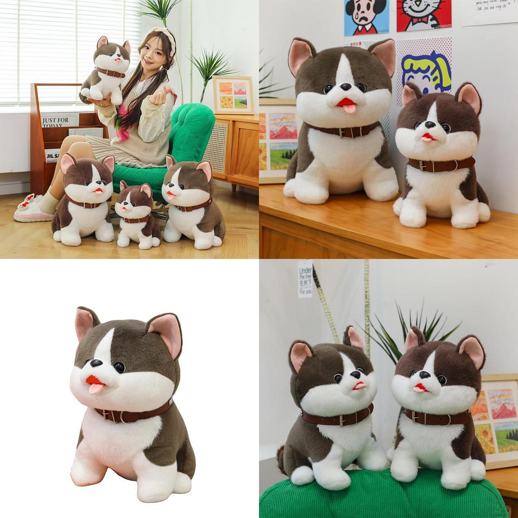 Cute Dog Plush Toy Huskies Animal Soft Stuffed Animal For Teens And Kids