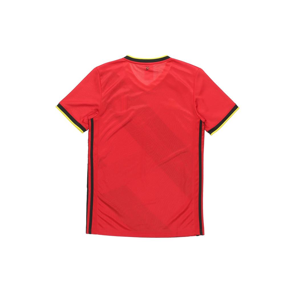 Adidas Belgium National Team Home Fan Edition Sports Short-Sleeve Jersey Men Tops College-Red EJ8546