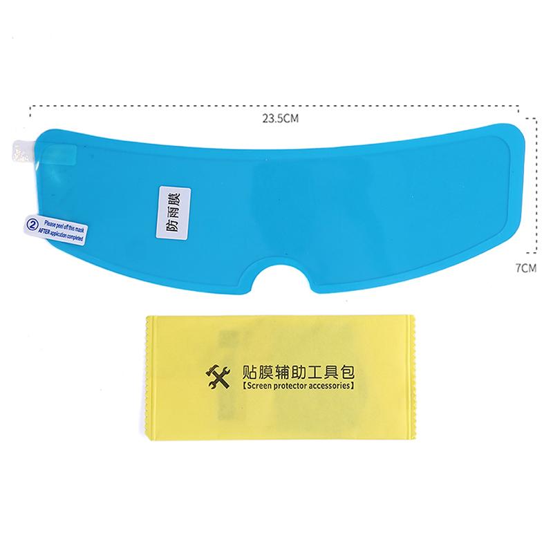 Suitable For Motorcycle Helmet Rainproof Film Helmet Rainproof And Anti Fog Film