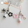 Cute Miffy Kawaii New Style Pendant Mini Cartoon Rabbit Keychain Backpack Schoolbag Handbag Mobile Phone Case Pendant Girl Gift