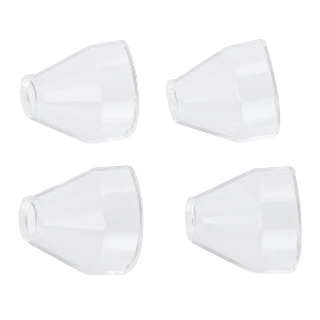 4Pcs Rotary Tool Shield Attachment ABS Transparent Dustproof Electric Grinder Drill Cover 18mm