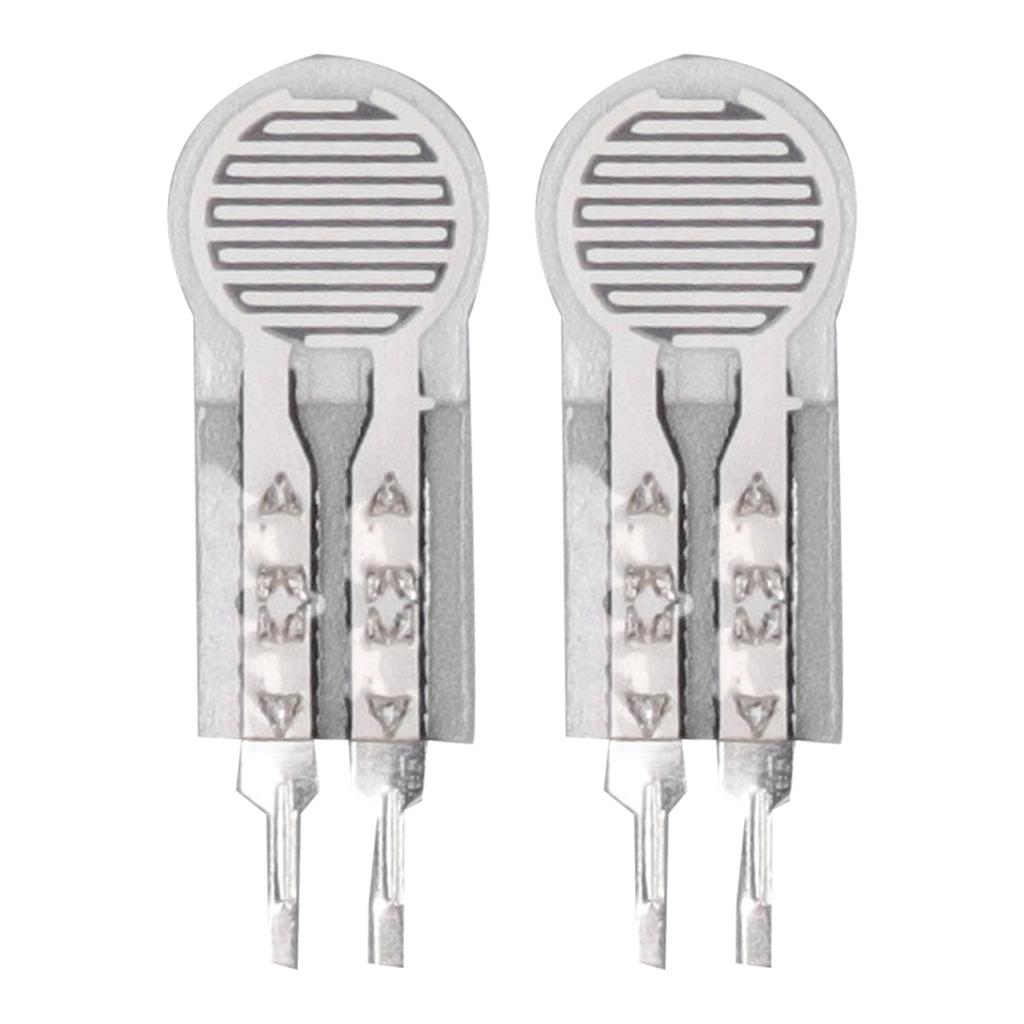 2 Stück Dünnschicht-Drucksensor Kraftempfindlicher Widerstand Widerstandstyp Flexible Wägezelle