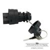 Ignition Key Switch For Polaris 4017237 4080413 / 3 Position 4 Pin Sealed Switch