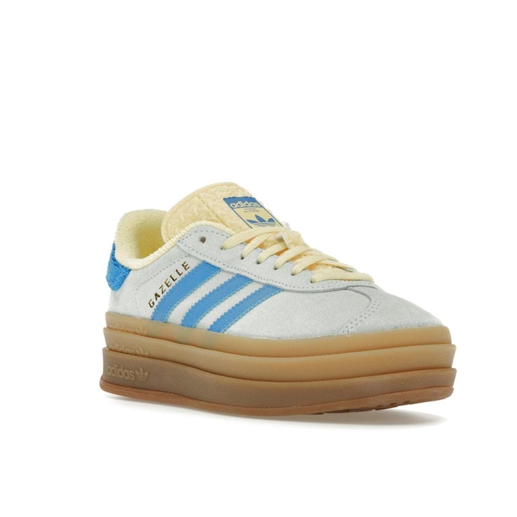 Adidas Gazelle Bold Almost Blue Yellow Women Sneakers Bright-Blue Almost-Yellow IE0430
