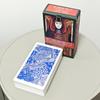 Baralho de Tarot Aquariano Impresso em 350GSM Duplo Relevo 12x7cm 78 Peças Cartas Clássicas