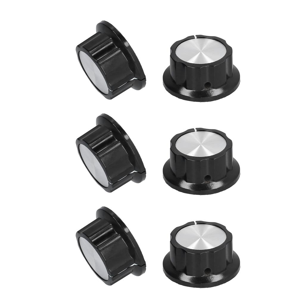 50pcs Potentiometer Knobs Lamp Switch Knob Replacement for RV24YN 20S for RV24YN 30S for WTH118 2W 2
