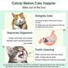 3 Silvervine Catnip Balls, Edible Kitty Toys For Cats Lick, Safe Healthy Kitten Chew Toys, Teeth Cleaning Dental Cat Toy, Cat Wall Treats