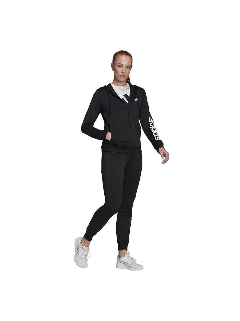 Adidas Essentials Logo French Terry Tracksuit Japanese Size Small Set, Women's, 28860, Black/White (GM5575),