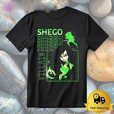 Shego Kim Possible Neon Villain Graphic Shirt Size S-4XL Unisex T-Shirt