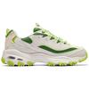 Skechers DLites 1.0 Lace Bear 2.0 Mesh Comfortable Versatile Daily Wear Durable Low-Top Dad Shoes Women Sneaker White Green 896738-WGR