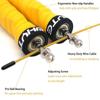 Cuerda de Saltar Crossfit Cuerdas para Saltar Rodamientos de Bolas Pro Mangos Antideslizantes Deportes Entrenamiento con Peso