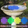 4Pcs Floating Bee Island,Bee Watering Station,Flower,Bees Mug Feeder Water Catcher Bath Cups Waterer