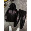 Gothic Dark Printed Men's Street Casual Suit, a Must Have for Fashionable Men