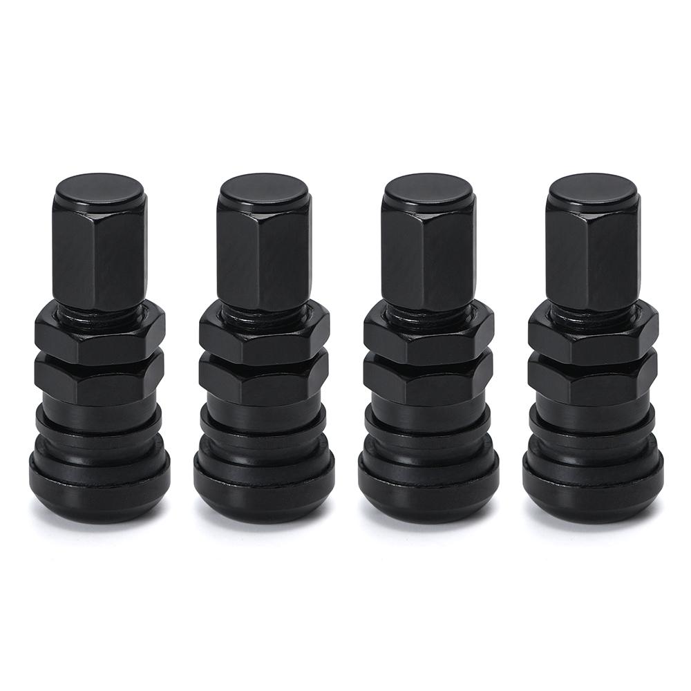 4pcs / Set Universal Motorcycle Car Wheel Tubeless Tire Valve Air Caps for Tire Valve Stem Aluminum Metal Air Valve Stem VR-WR11