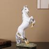 Success Horse Ornament Artistic Good Luck Horse Figurine Resin Modern Horse Statue for Home TV Stand Desk Wine Cabinet Decoration
