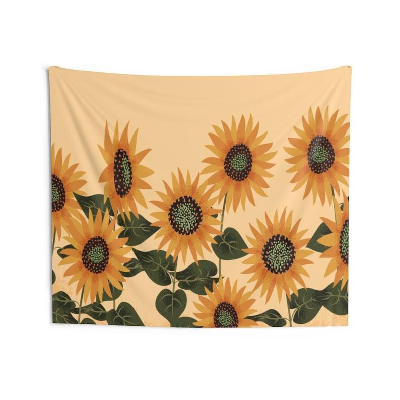 sunflower tapestry 75x100 чёрный