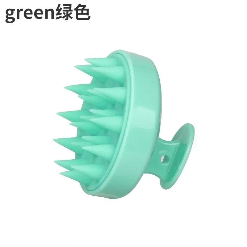 Portable Silicone Shampoo Brush Head Scalp Massage Comb Hair Washing Comb Body Massage Brush Bath Shower Brush Tools Supplies
