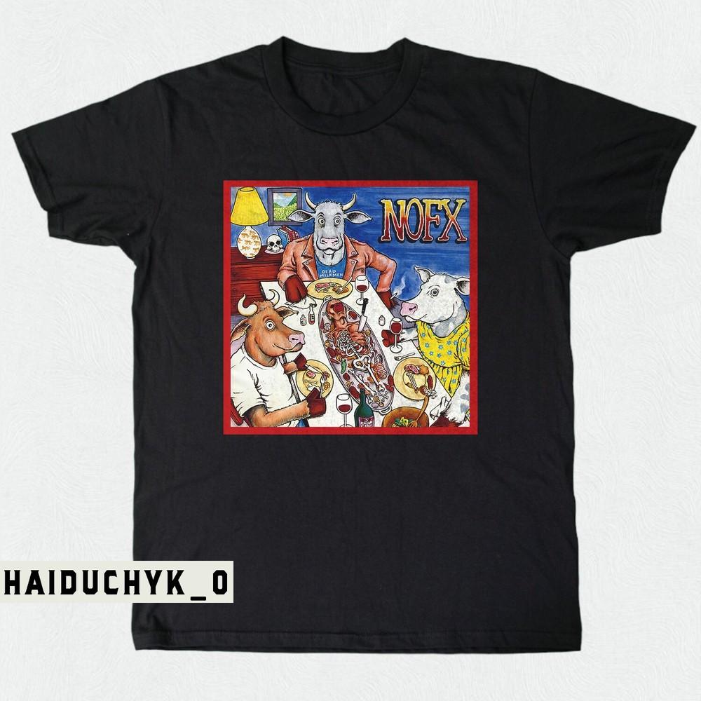 Nofx Punk Rock Liberal Animation Unisex Black T-shirt Size S-5XL Unisex T-Shirt M