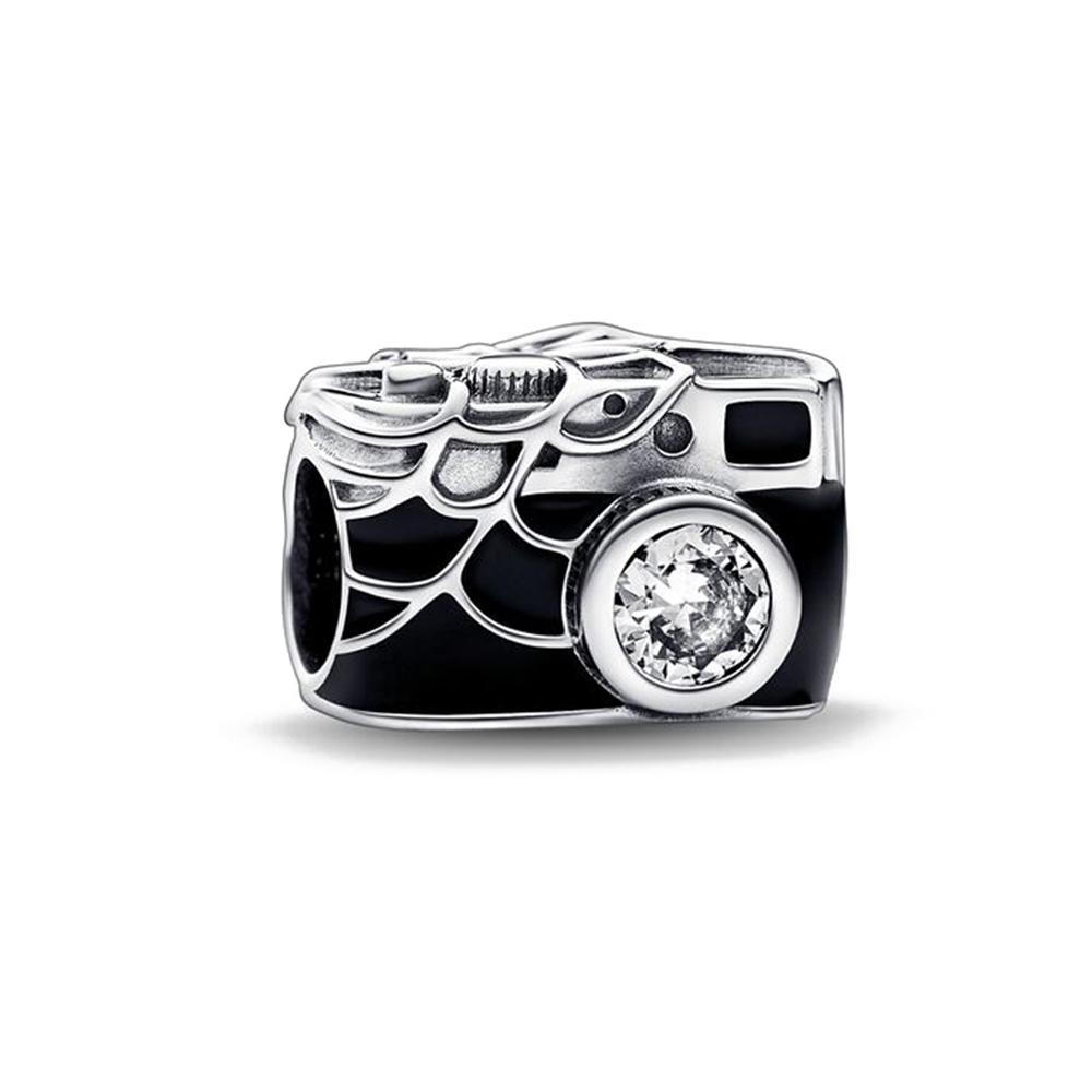 Přívěsek na náramek nebo prsten 925 stříbro Fotoaparát Spider-Man Čarodějnice Fit Originální náramek Prsten Dámské DIY Šperky Dárek