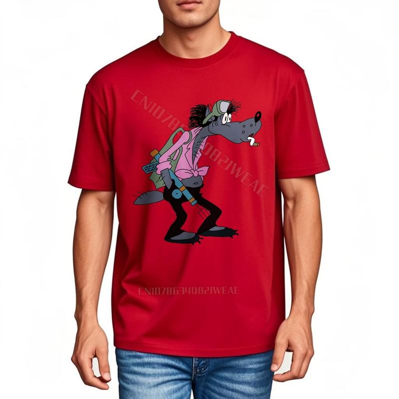 Tee Shirt Vintage Trendy Tshirt Unisex Carrying Cat On Shoulder Black Plus Size Tshirt Cool Trendy Tshirt Streetwear