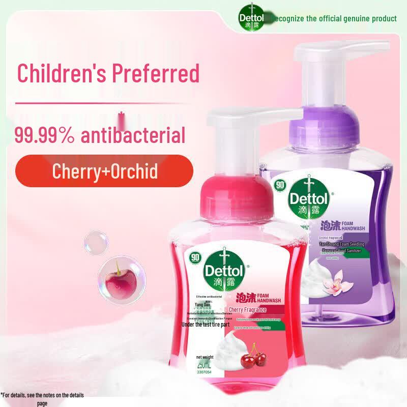 

Dettol Антибактериальная пенка для мытья рук - Вишня и Орхидея Duo