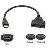 Hdmi Compatible Splitter Cable Video Switch Adapter Output Hub X Box Ps3 4 Dvd Hdtv Pc Laptop TV Hd 1080p 1 Input 2