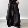 Moda Autunnale Pantaloni Pantaloni a Gamba Larga Casual Morbidi Pantaloni All-Match Pantaloni da Donna con Bottoni
