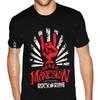 Black Maneskin Best Rock Am Ring Tshirt Mens Vintage Cotton Black Crew T Shirts Camisa Streetwear Oversized T Shirts Harajuku