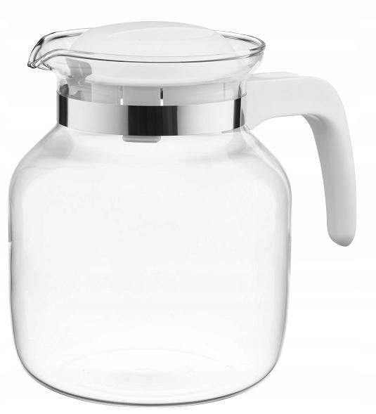 Heat-Resistant Glass Jug For Brewing Coffee, Tea, Kinga Mix Glass, 1 Pc