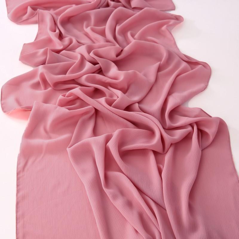 Little Crinkle Chiffon Hijab Good Stitching Solid Plain Scarf High Quality Premium Malaysian Women's Scarves Hijabs Long Shawl