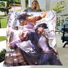 Jojo's Bizarre Adventure  Anime Soft Plush Blanket,Flannel Blanket Throw Blanket for Living Room Bedroom Bed Sofa Picnic Cover